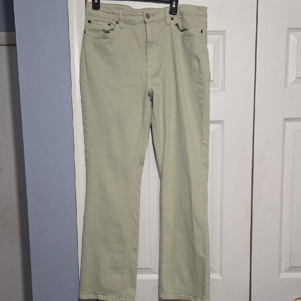 Ralph Lauren Black Label Women's Mint Bootcut Jeans Size 14